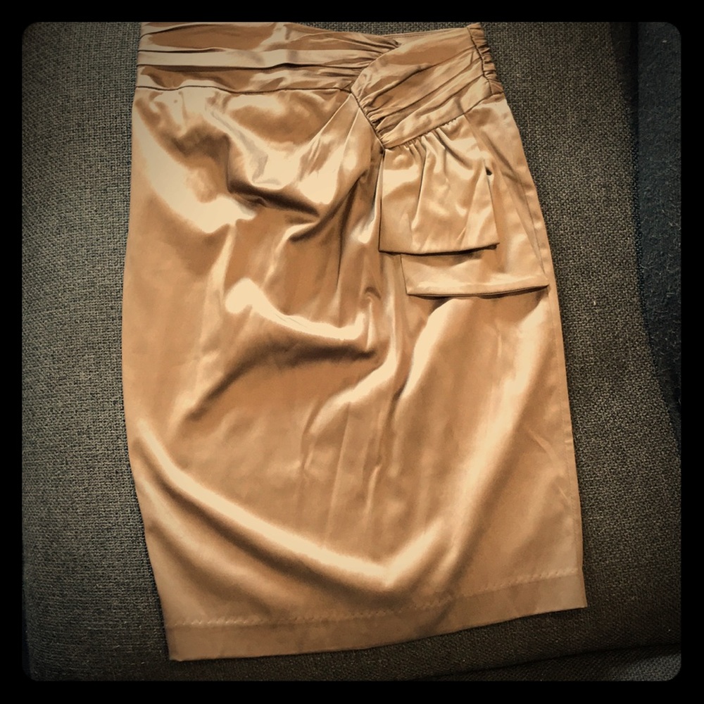 Small Olive Pencil Skirt